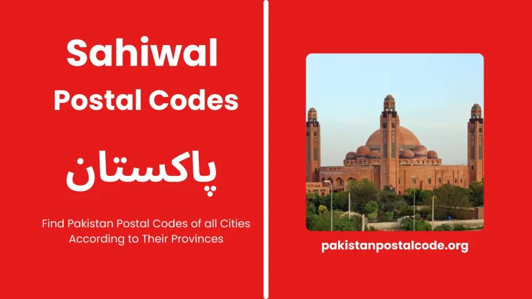 Sahiwal Postal Code - Sahiwal Zip Code